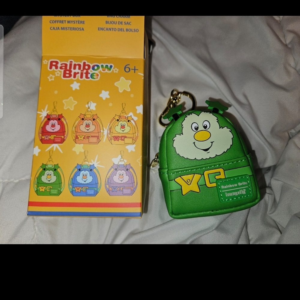 Rainbow Brite Loungefly Green Sprite Backpack Bag Charm Character Coin Bag